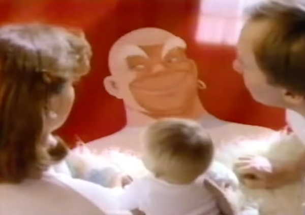 Riley was in a Mr. Clean Commercial